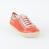 Womens Timberland Vintera Ox 16686 Red Leather Canvas Lace Up Casual Shoes